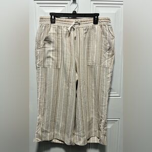 land n sea Cropped Linen Pants